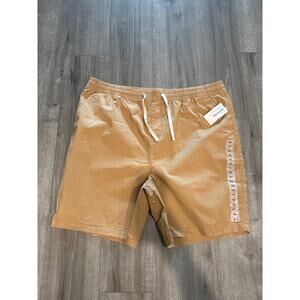 Old Navy Khaki Drawstring Built-in Flex Shorts Men's Size XXL 9" inseam
